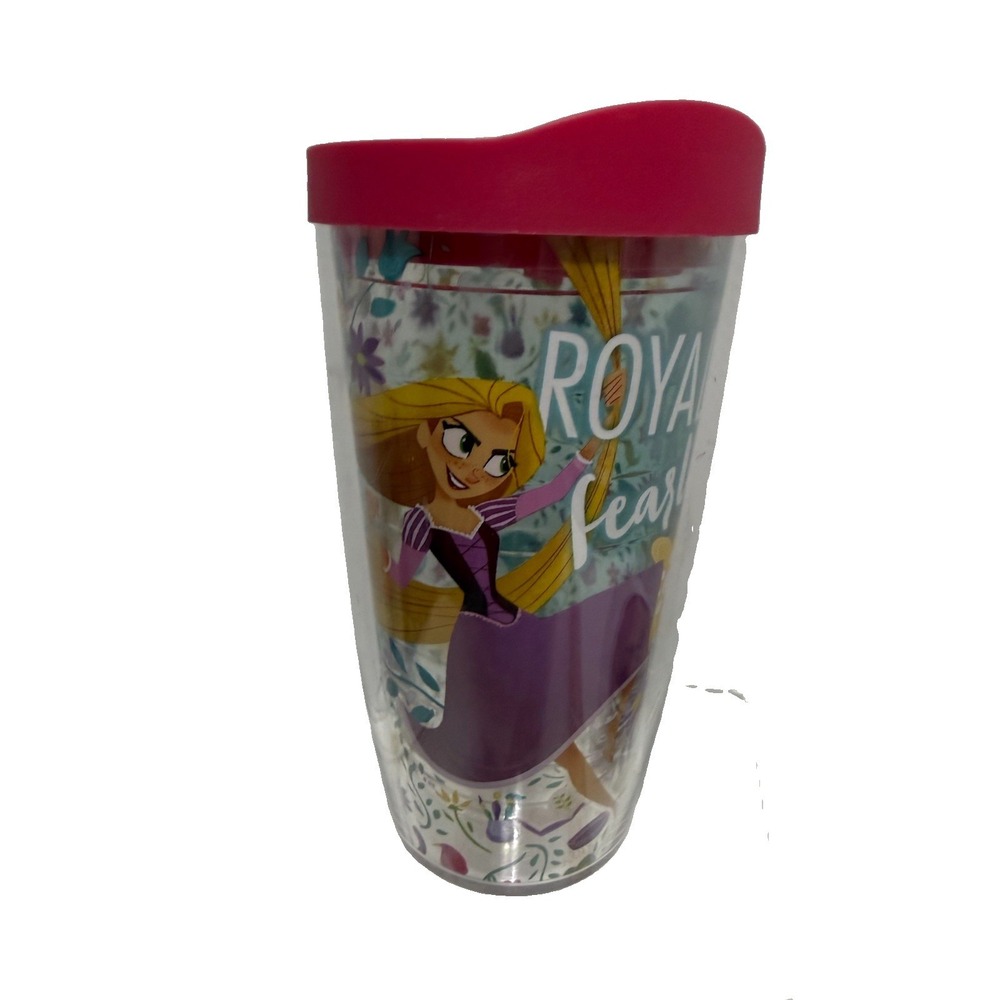 Tervis Classic Tumbler  Rapunzel From Disney's Tangled  16 oz Cup with Pink Lid